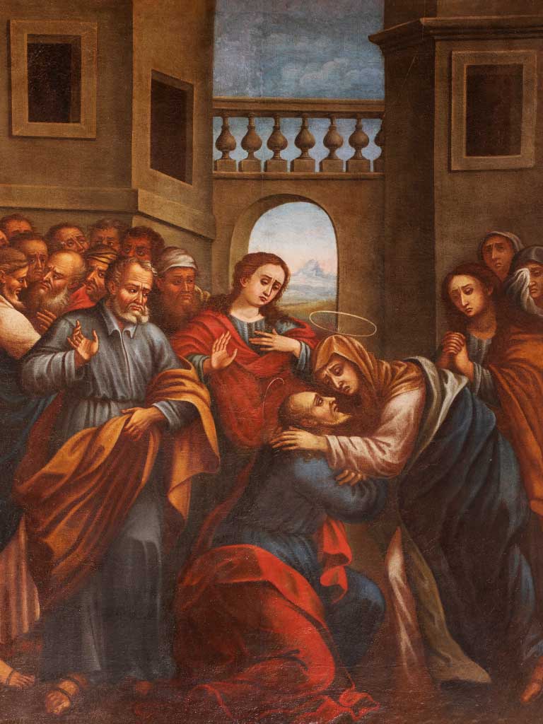 Ignoto, dipinto di soggetto incerto, sec. XVIII